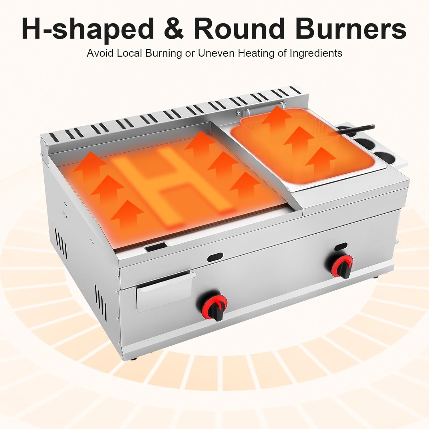 Deep-Frying Machine, 6L/1.59Ga - مراجعة Deep Fryer Commercial وسعره