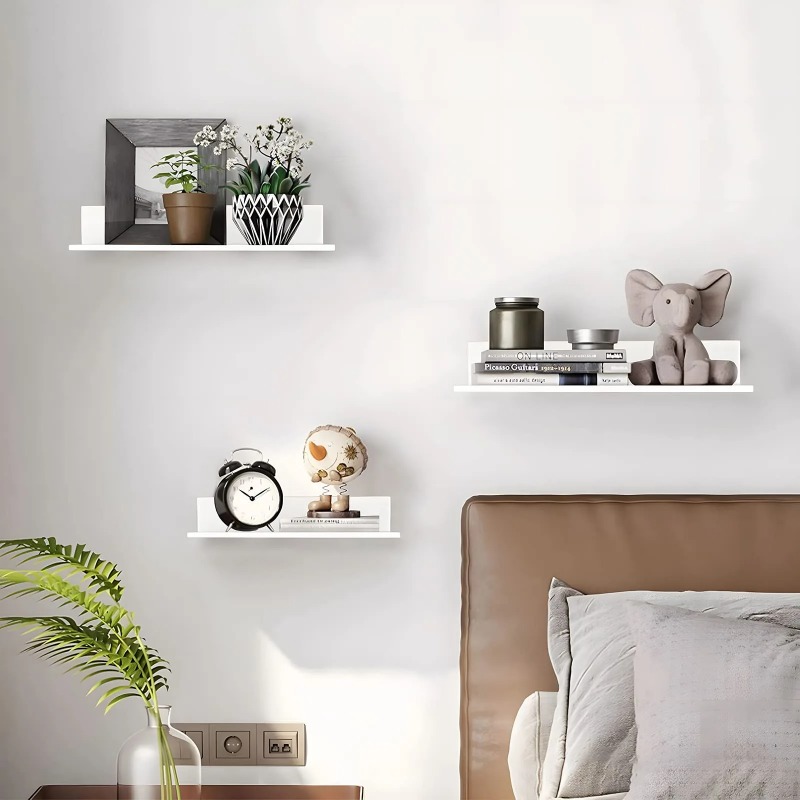 Metal Floating Shelves Wall Mo - مراجعة Commercial Kitchen Utensil Organizer وسعره