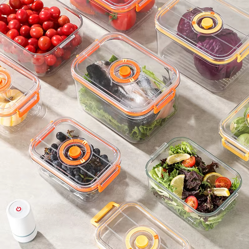 Vacuum Fresh-keeping Box Refri - مراجعة Commercial Kitchen Utensil Organizer وسعره