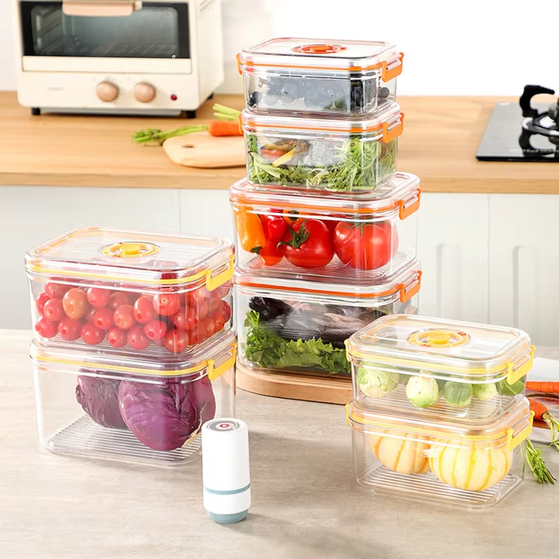 Vacuum Fresh-keeping Box Refri - مراجعة Commercial Kitchen Utensil Organizer وسعره