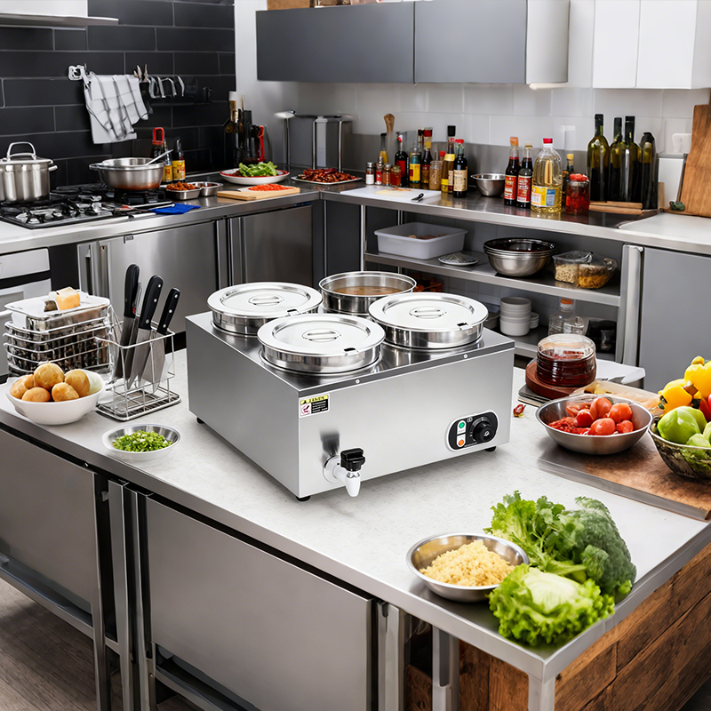 Commercial Soup Warmer Restaur - مراجعة Commercial Kitchen Kettle وسعره