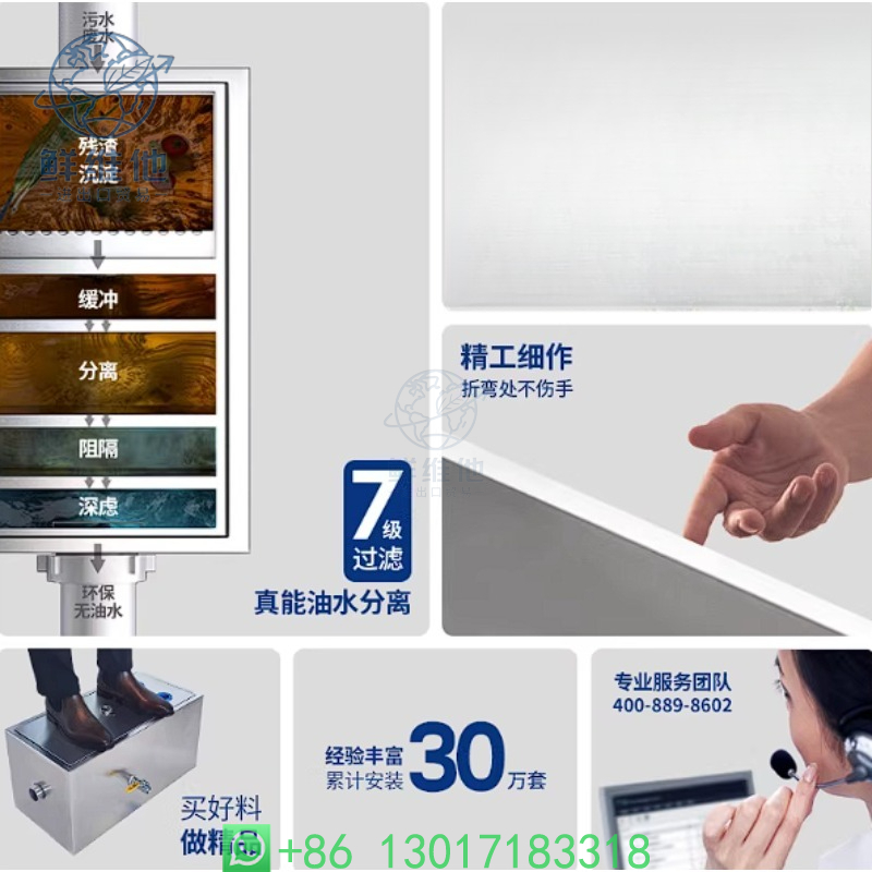 Commercial & Home Kitchen Grea - مراجعة Commercial Kitchen Grease Trap وسعره
