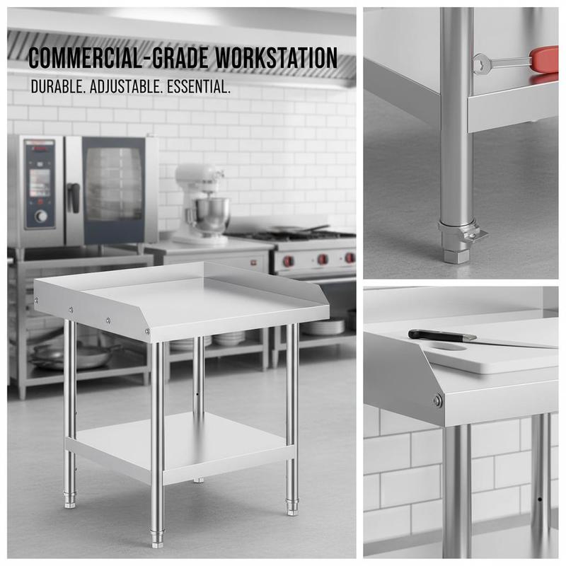 Metal Preparation Station 24 x - مراجعة Commercial Kitchen Backsplash وسعره