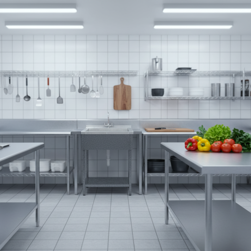 Commercial Restaurant Freestan - مراجعة Commercial Kitchen Backsplash وسعره