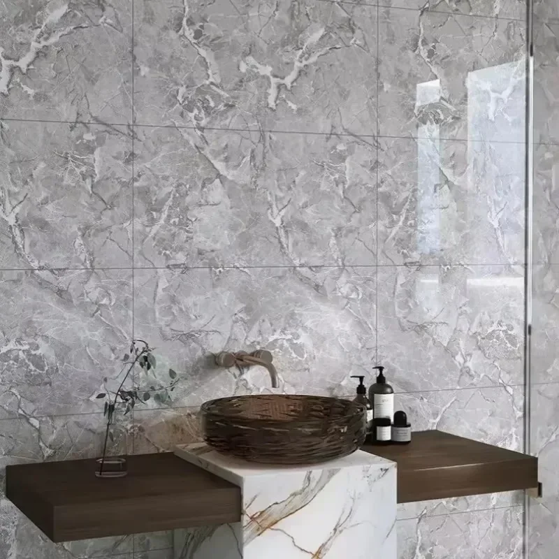 Self Adhesive 3D Faux Marble W - مراجعة Commercial Kitchen Tiles وسعره