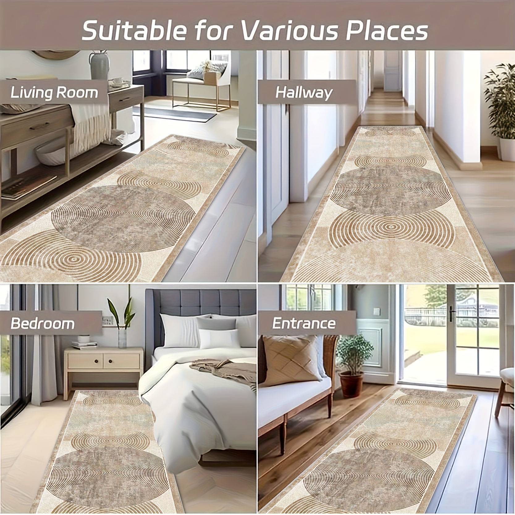 Vintage Floral Runner Rug Beig - مراجعة Commercial Kitchen Background وسعره