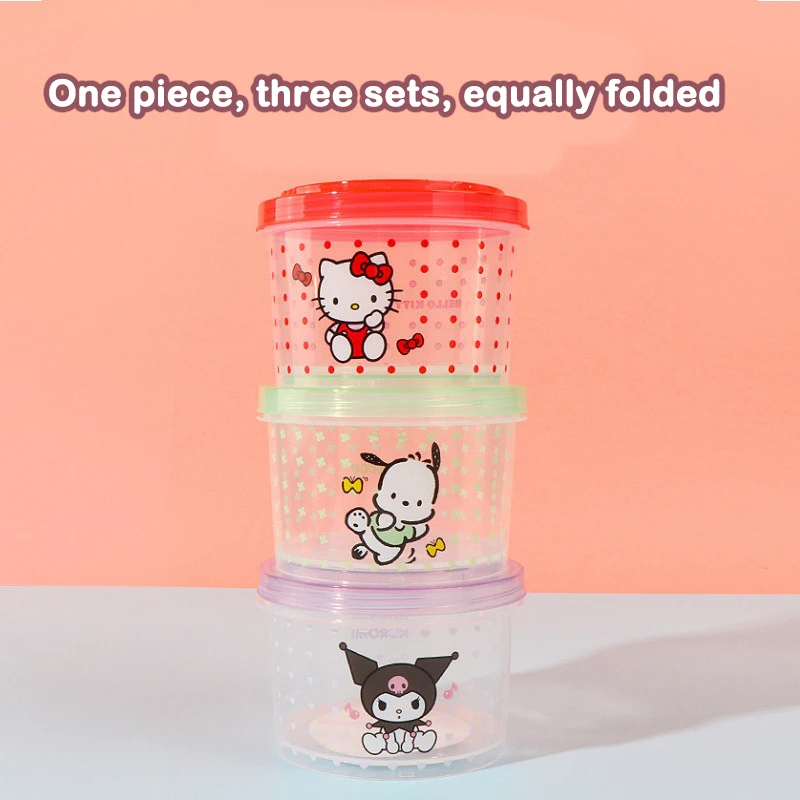 Kitty Bento Box Set 3 Pieces C - مراجعة Commercial Kitchen Utensil Organizer وسعره