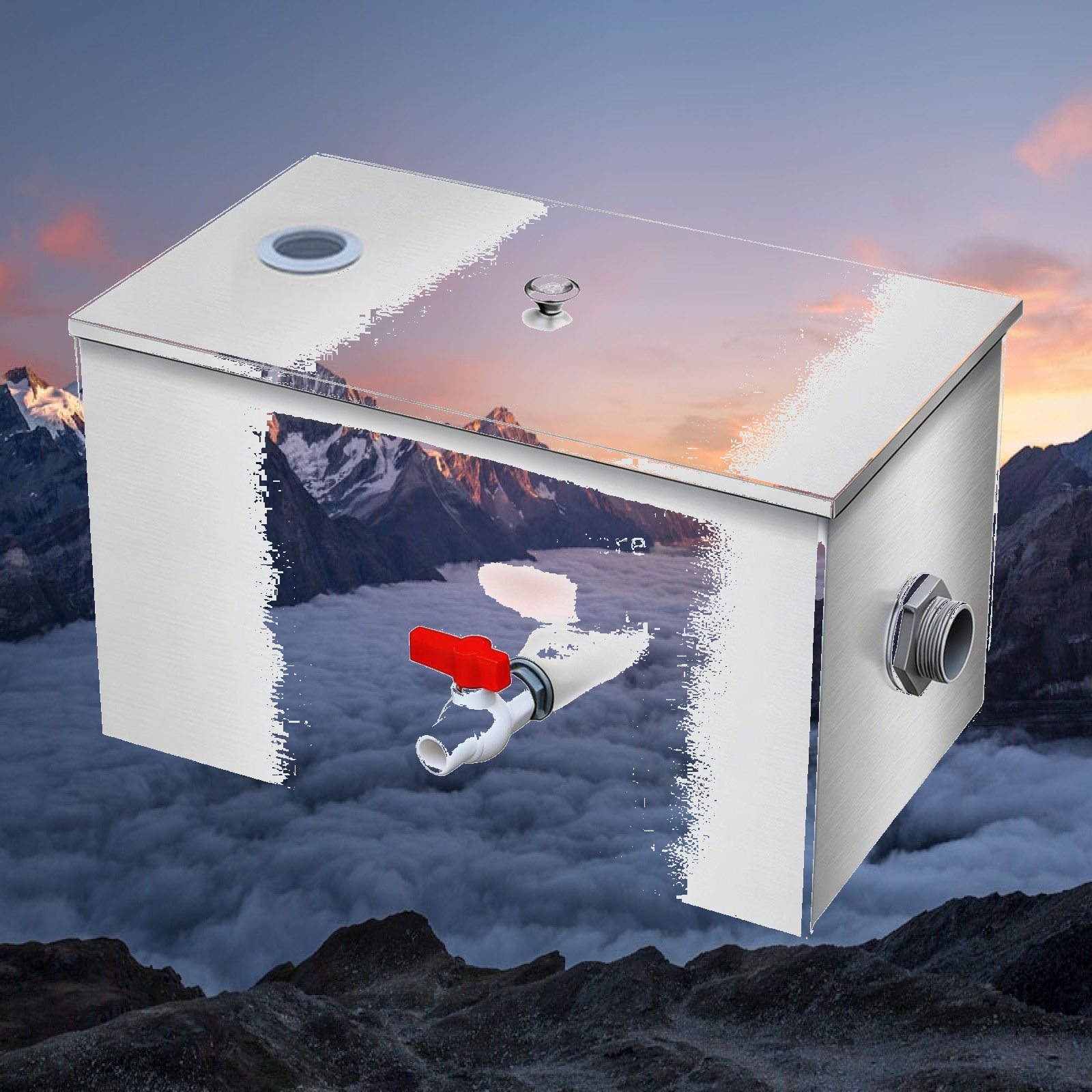Easy Clean Grease Trap Interce - مراجعة Commercial Kitchen Grease Trap وسعره