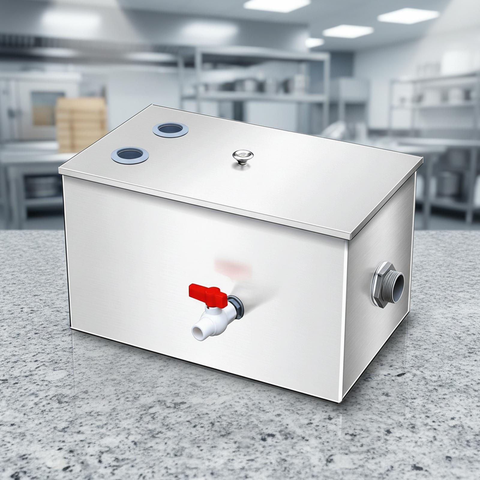 Easy Clean Grease Trap Interce - مراجعة Commercial Kitchen Grease Trap وسعره