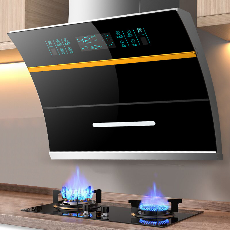 Wal-Mounted Smart Chimney Rang - مراجعة Commercial Kitchen Chimney وسعره