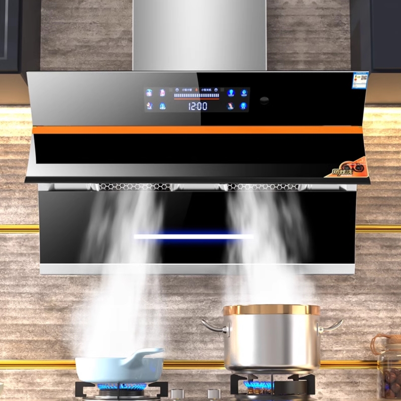 Wal-Mounted Smart Chimney Rang - مراجعة Commercial Kitchen Chimney وسعره