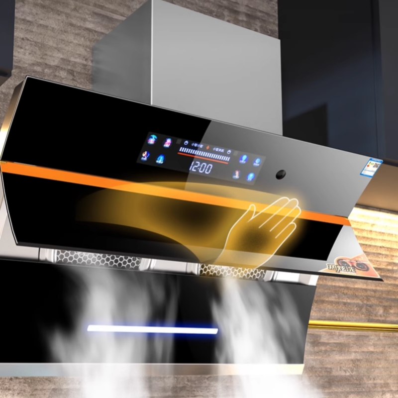 Wal-Mounted Smart Chimney Rang - مراجعة Commercial Kitchen Chimney وسعره