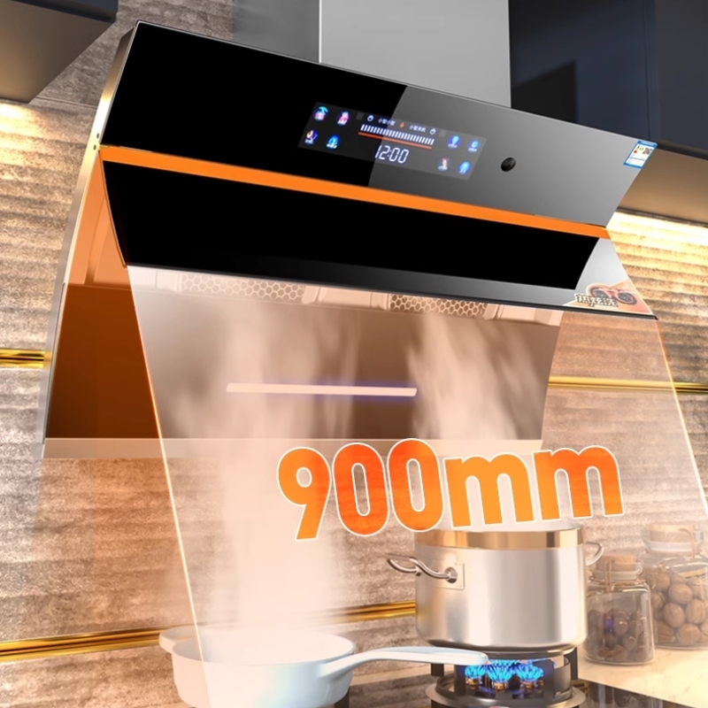 Wal-Mounted Smart Chimney Rang - مراجعة Commercial Kitchen Chimney وسعره