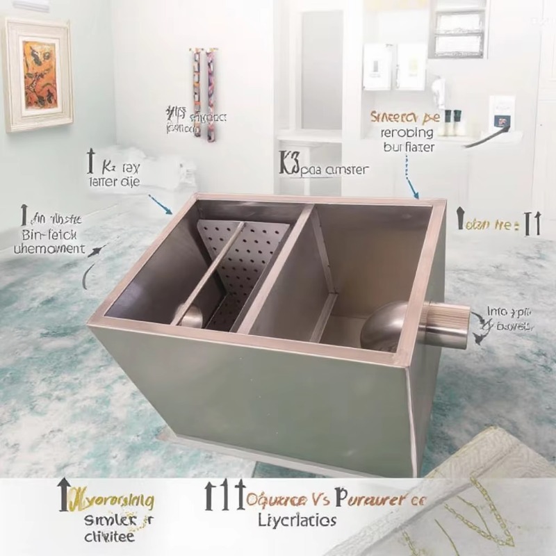 New stainless steel kitchen gr - مراجعة Commercial Kitchen Grease Trap وسعره