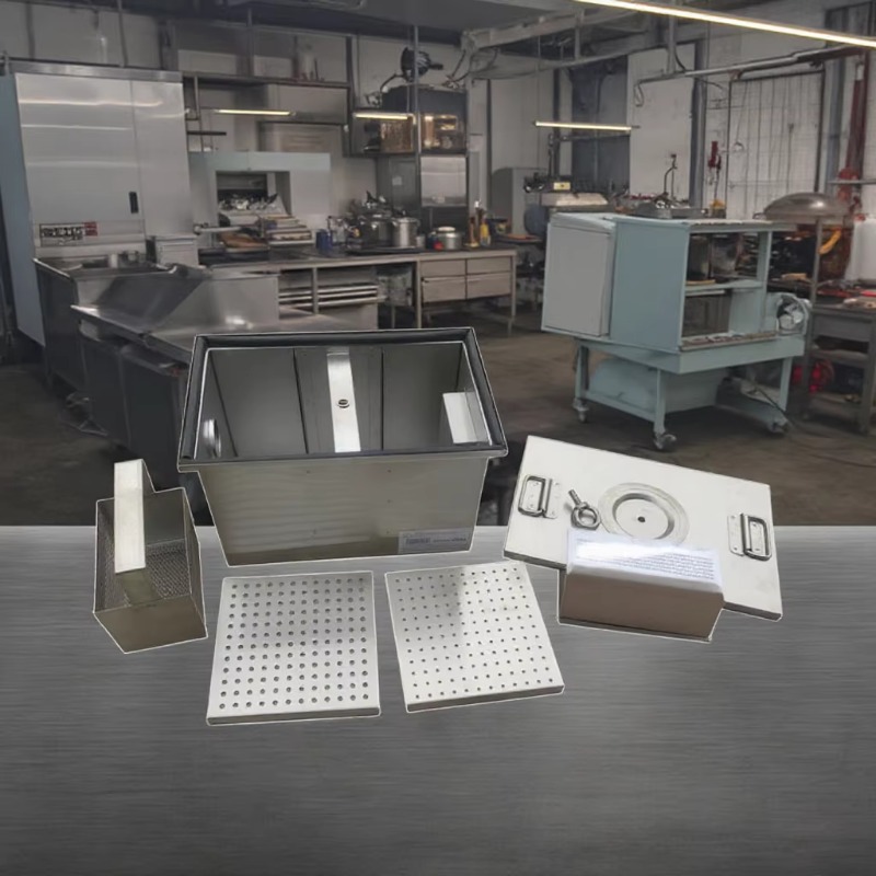 New stainless steel kitchen gr - مراجعة Commercial Kitchen Grease Trap وسعره